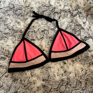 Pink Triangle Swim Top